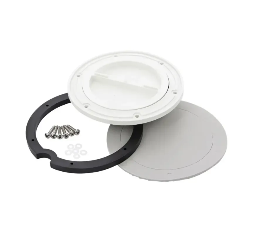 inspectiedekselkit voor vaste drinkwater- en vuilwatertanks met pakking, ring en bevestigingsmateriaal
