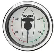 Vetus Rudder position indicator white 107 mm