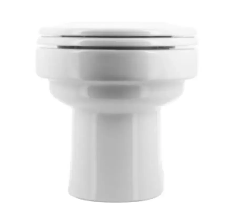 TMW electric marine toilet with soft-close seat