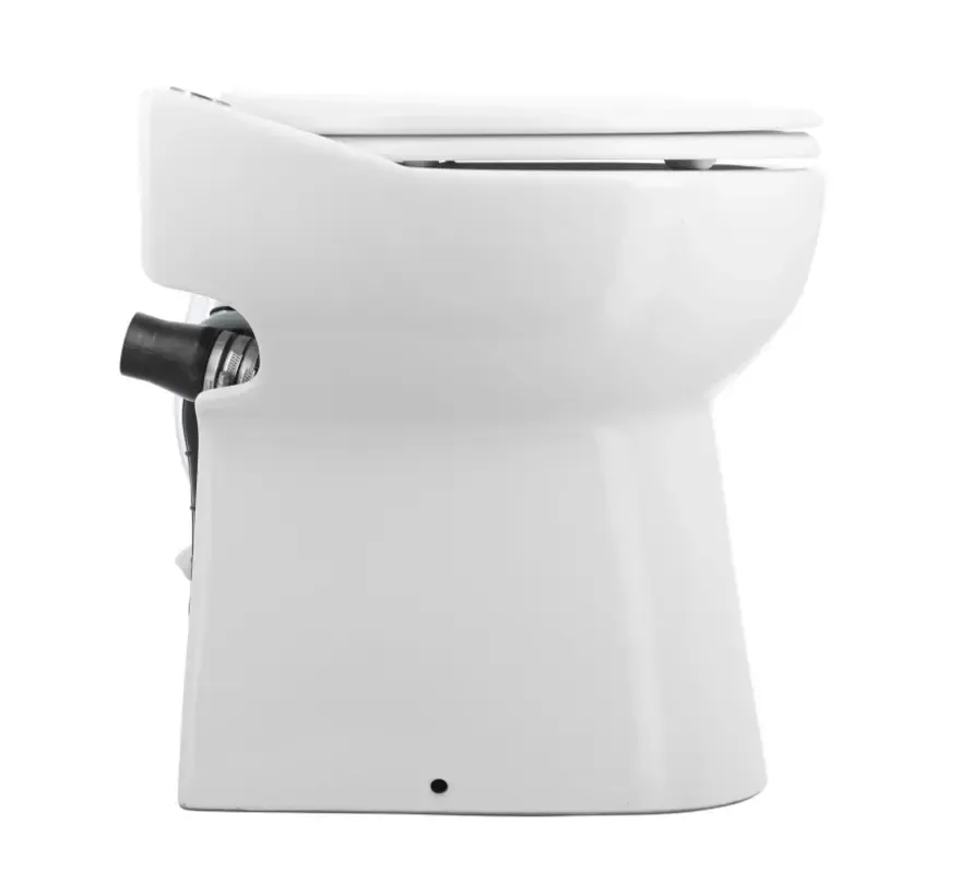 WCS electric marine toilet with integrated pump system