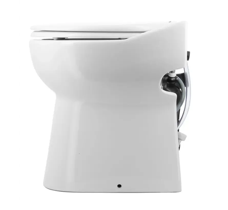 WCS electric marine toilet with integrated pump system