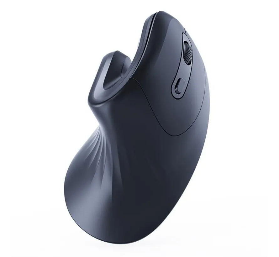 ergonomic wireless vertical mouse 6 buttons 800–1600 DPI black