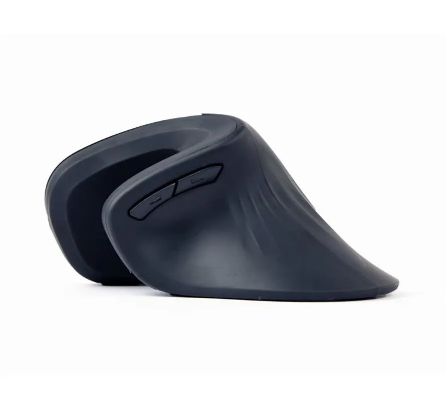 ergonomische kabellose vertikale Maus 6 Tasten 800–1600 DPI schwarz