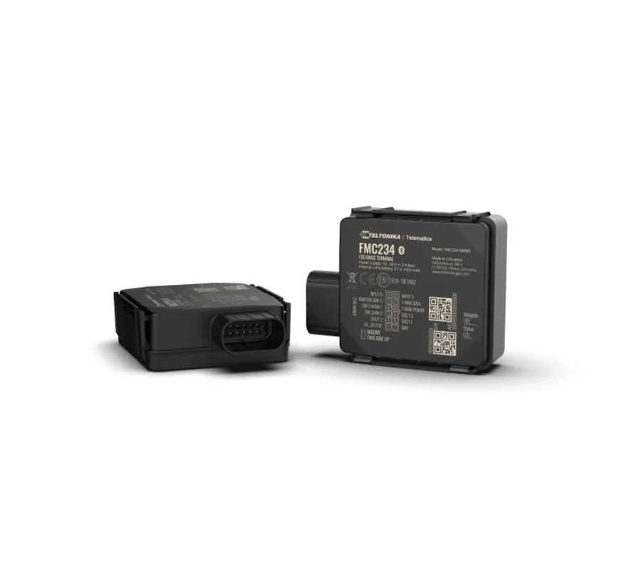 FMC234 4G LTE Fahrzeugtracker mit IP67-Gehäuse, 1000 mAh Backup-Batterie und Bluetooth