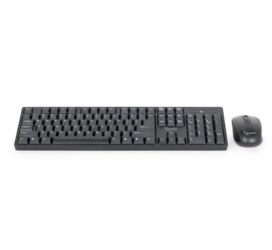 kabelloses Full-Size Tastatur- und Maus-Set mit US-Layout und Nano-Empfänger