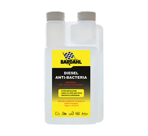 Bardahl Diesel Anti Bacteria biocide diesel additive 500 ml for removing bacteria and fungi from diesel fuel