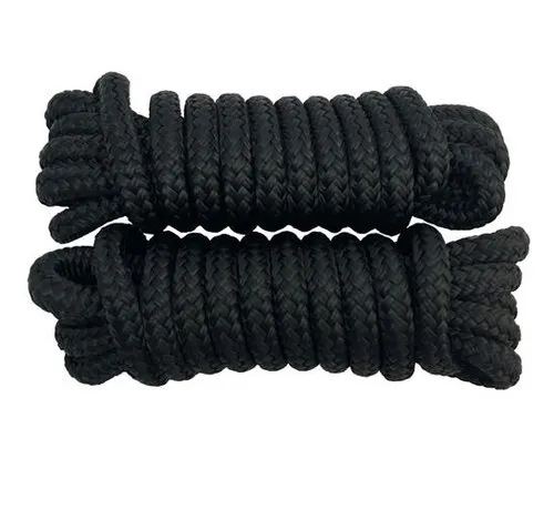 Hollex Fender line PP 16 braided black 12 mm 1.5 m with eye, set of 2
