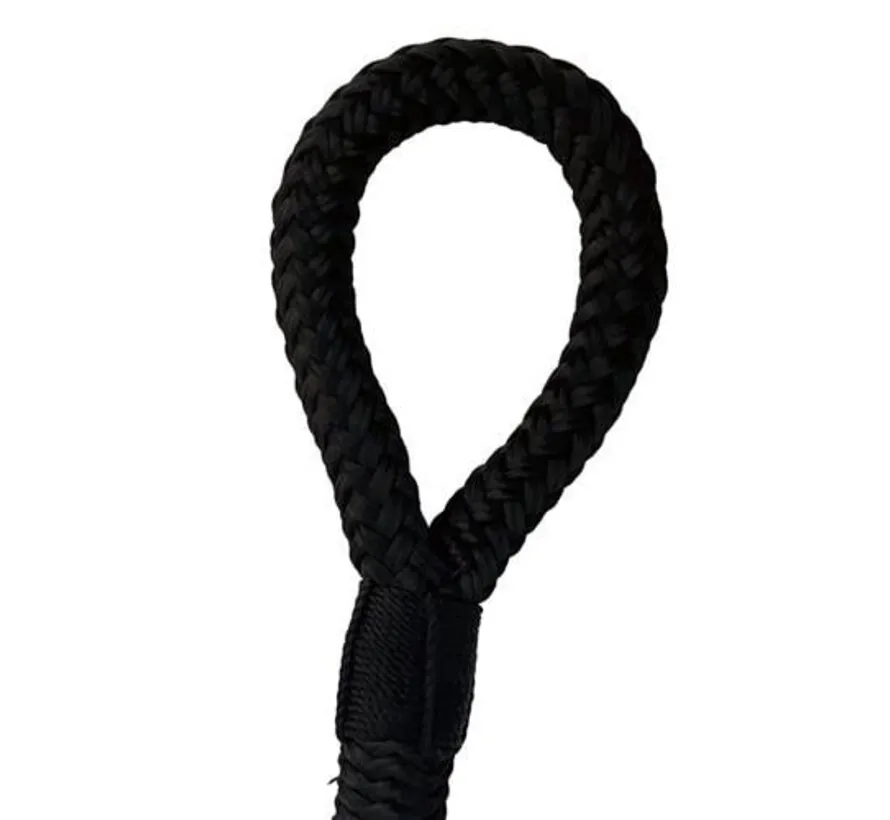 Fender line PP 16 braided black 12 mm 1.5 m with eye, set of 2