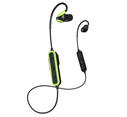 ISOtunes PRO Aware 2.0 IT-39B Bluetooth in-ear hearing protection with Aware Technology, EN352, SNR 33 dB, IP67, green/black