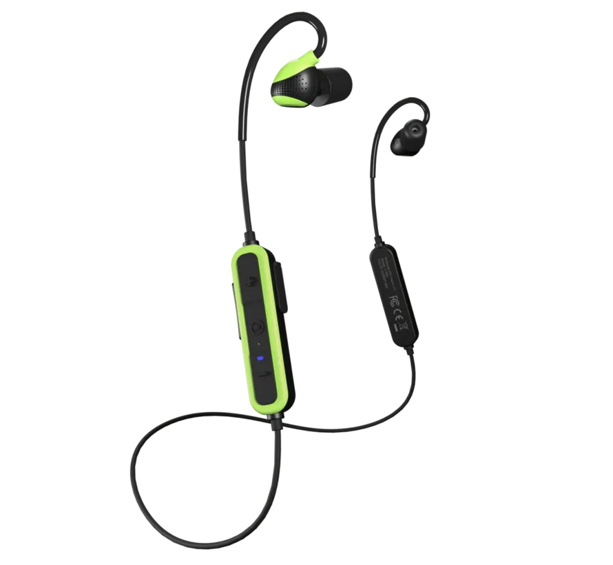PRO Aware 2.0 IT-39B Bluetooth in-ear gehoorbescherming met Aware Technology, EN352, SNR 33 dB, IP67, groen/zwart