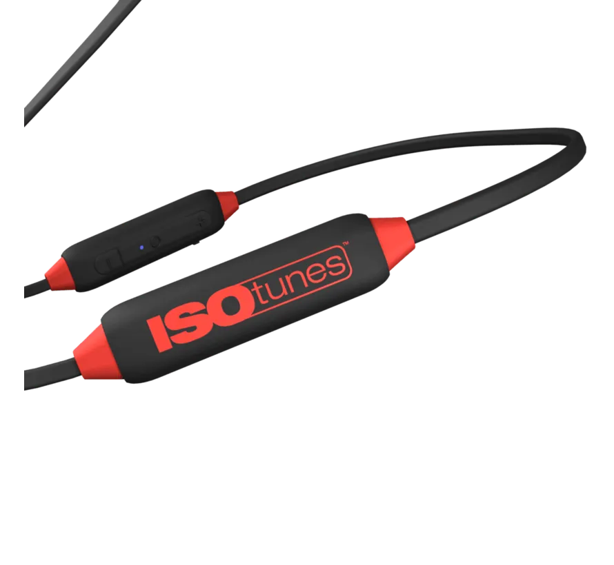 XTRA 2.0 IT-25 Bluetooth In-Ear-Gehörschutz mit Nackenband, EN352, SNR 36 dB, IP67, rot/schwarz