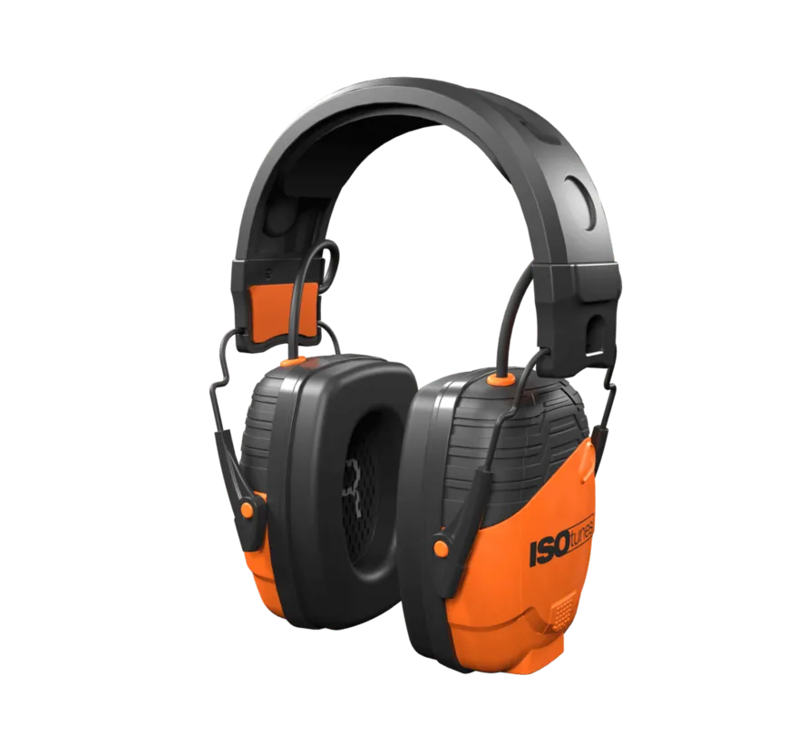 LINK 2.0 IT-48 over-ear Bluetooth hearing protector, EN352, SNR 30 dB, IPX4, orange/black