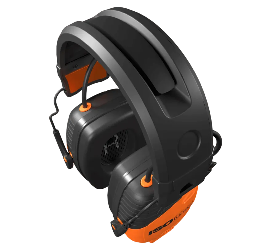 LINK 2.0 IT-48 Over-Ear Bluetooth Gehörschutz, EN352, SNR 30 dB, IPX4, orange/schwarz