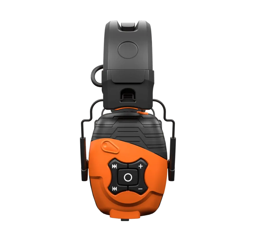 LINK 2.0 IT-48 over-ear Bluetooth hearing protector, EN352, SNR 30 dB, IPX4, orange/black