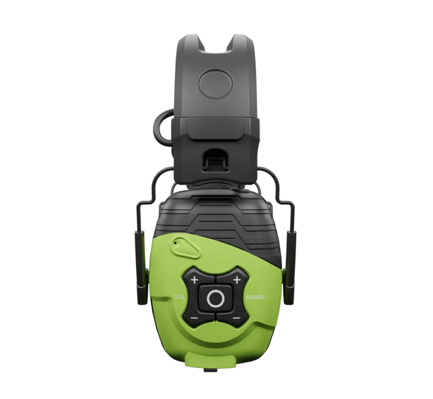 ISOtunes LINK Aware IT-35 Bluetooth over-ear hearing protector with Aware Technology, EN352, SNR 30 dB, IPX4, green/black
