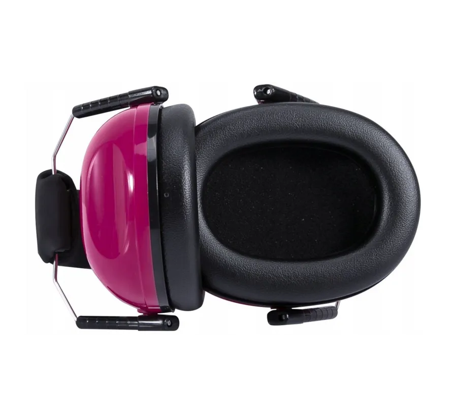 Kids Earmuffs roze kinder gehoorbescherming, EN352-1, SNR 27 dB, verstelbare oorkap voor kinderen vanaf 4 jaar