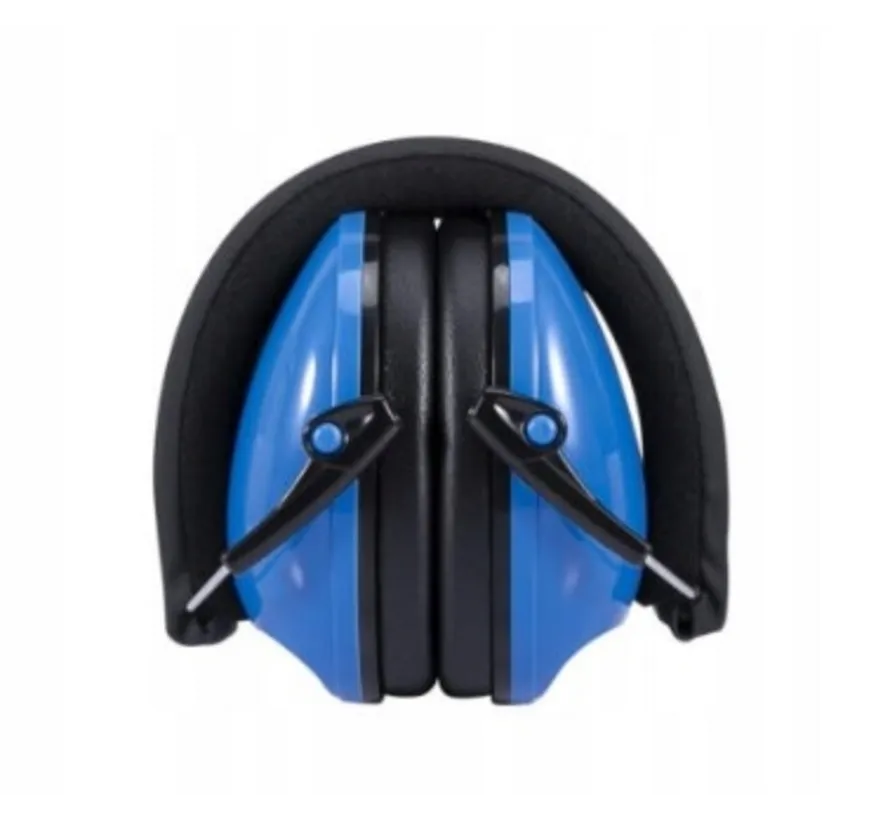Kids Earmuffs blauer Kinder-Gehörschutz, EN352-1, SNR 27 dB, verstellbarer Kapselgehörschutz ab ca. 3 Jahren