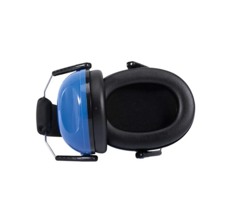 Kids Earmuffs blauwe kinder gehoorbescherming, EN352-1, SNR 27 dB, verstelbare oorkap vanaf ca. 3 jaar
