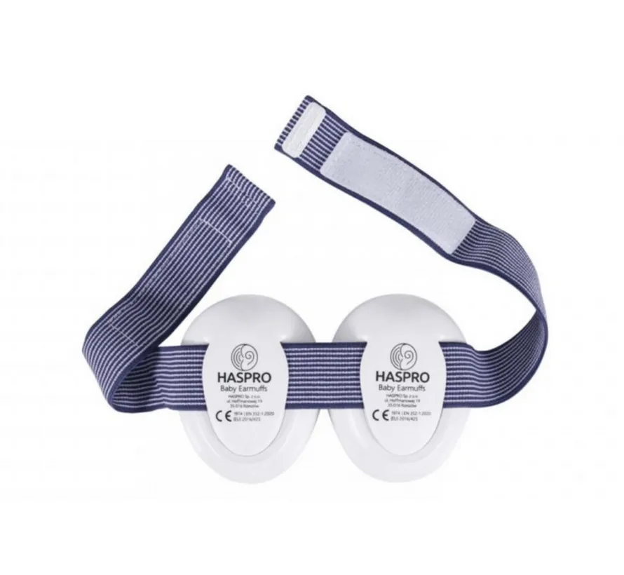 Baby Earmuffs Blue gehoorbescherming voor baby’s en peuters 0-3 jaar, SNR 23 dB