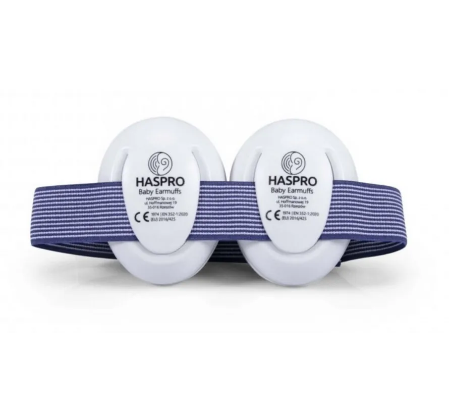 Baby Earmuffs Blue gehoorbescherming voor baby’s en peuters 0-3 jaar, SNR 23 dB