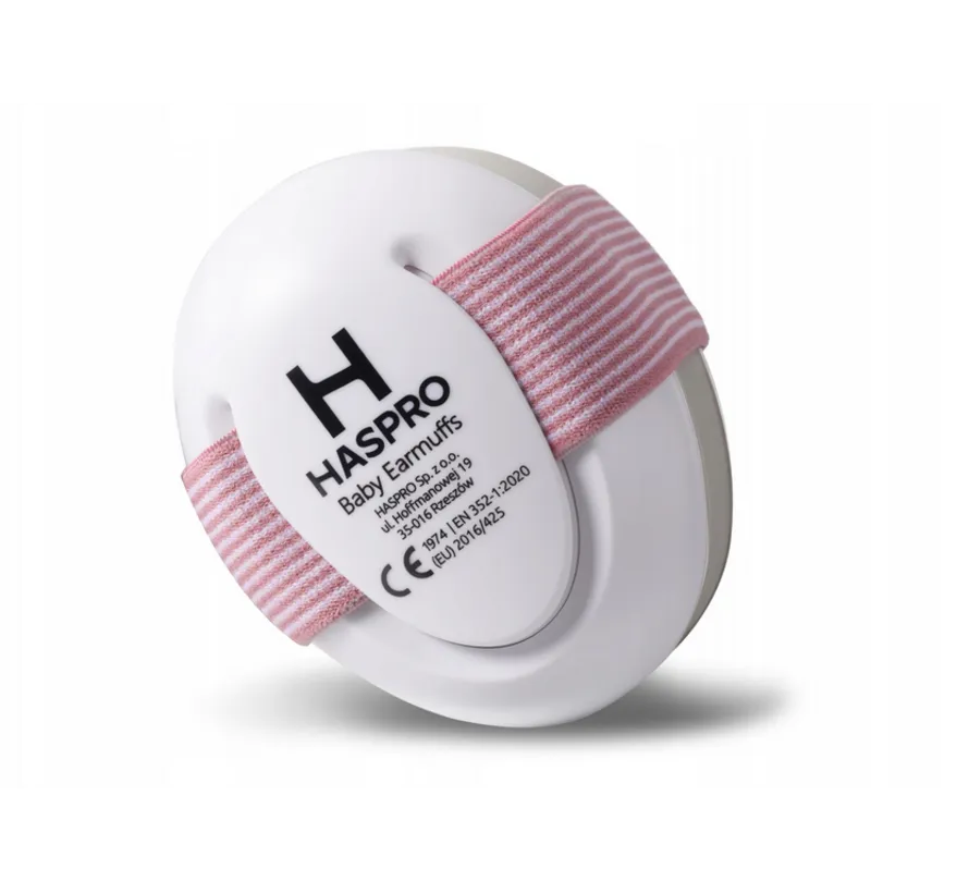 Baby Earmuffs Pink gehoorbescherming voor baby’s en peuters 0-3 jaar, SNR 23 dB