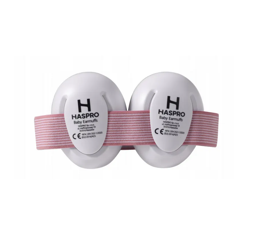 Baby Earmuffs Pink gehoorbescherming voor baby’s en peuters 0-3 jaar, SNR 23 dB