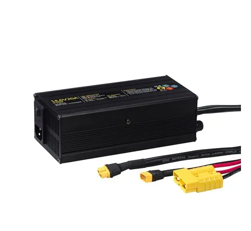 Rebelcell 14.6V20A XT60 LiFePO4 charger for 12V EDGE, Outdoorbox EDGE and PRO batteries