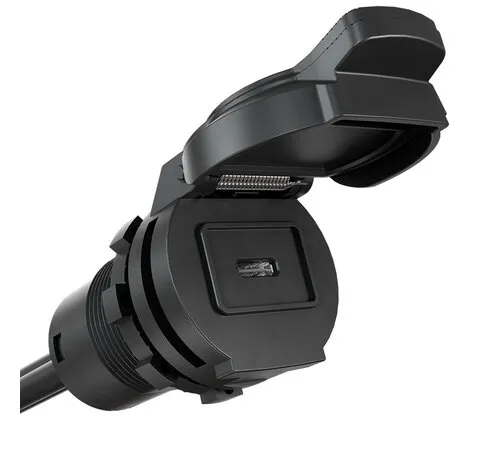 AquaAmp 145 USB-C High Power wasserdichtes Einbau-Ladegerät 45W für 9-24V Installationen