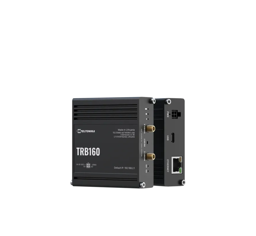 TRB160 4G LTE Cat 6 IoT-gateway met Gigabit Ethernet en USB-C