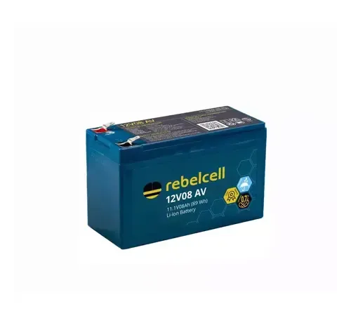 Rebelcell 12V08 AV Lithium-Akku 89 Wh für Fishfinder, Futterboot und Kajak