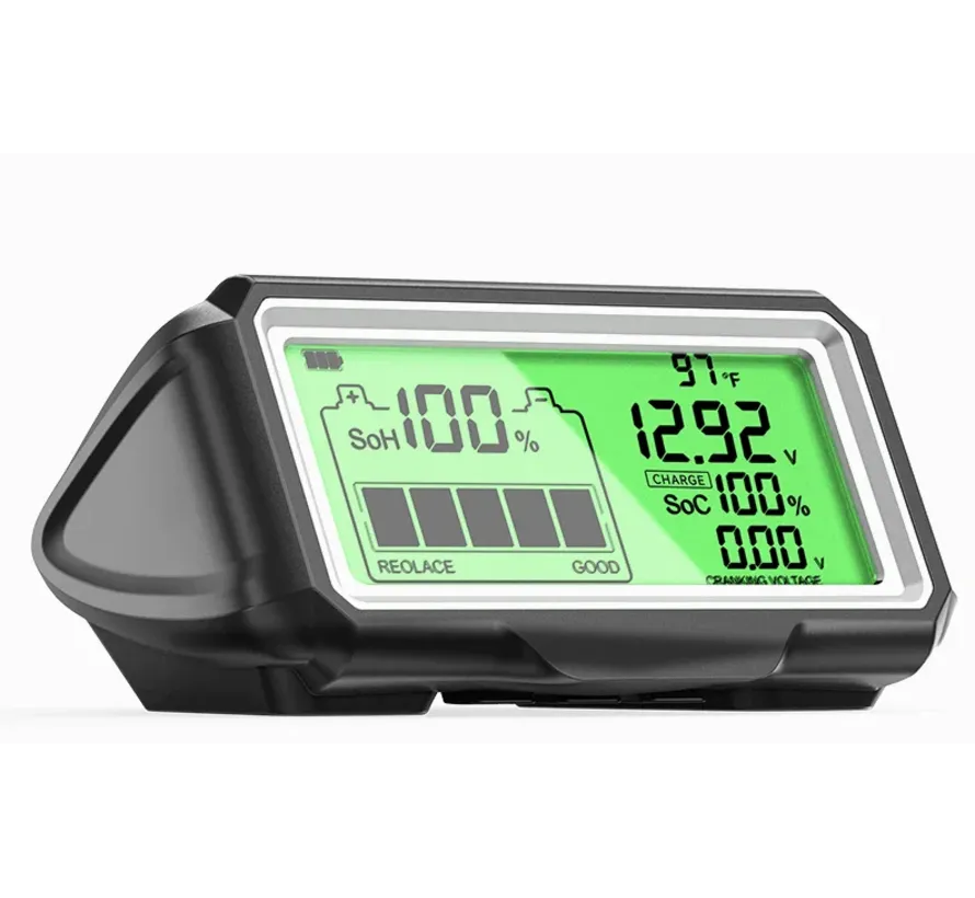 BM200 Pro 12V battery monitor tester with wireless display