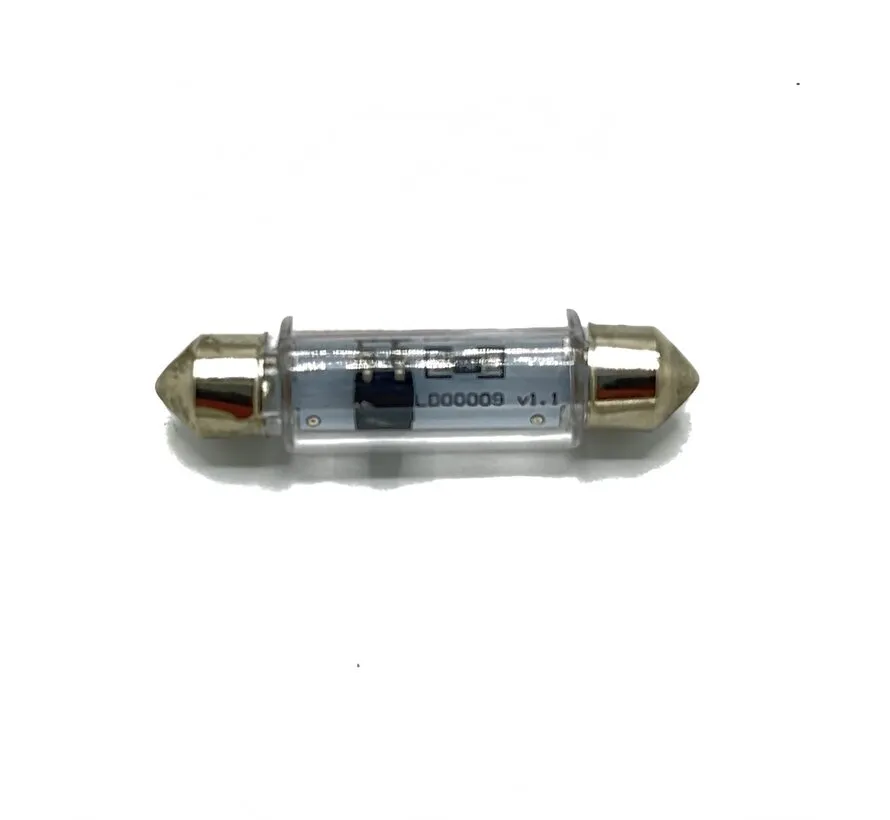 LED festoon bulb 12V 0.5W 42 x 12 mm warm white