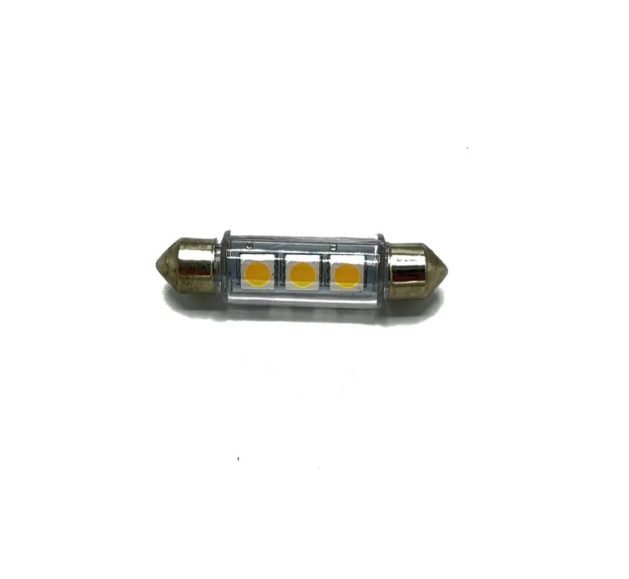 LED buislamp 12V 0,5W 42 x 12 mm warm white
