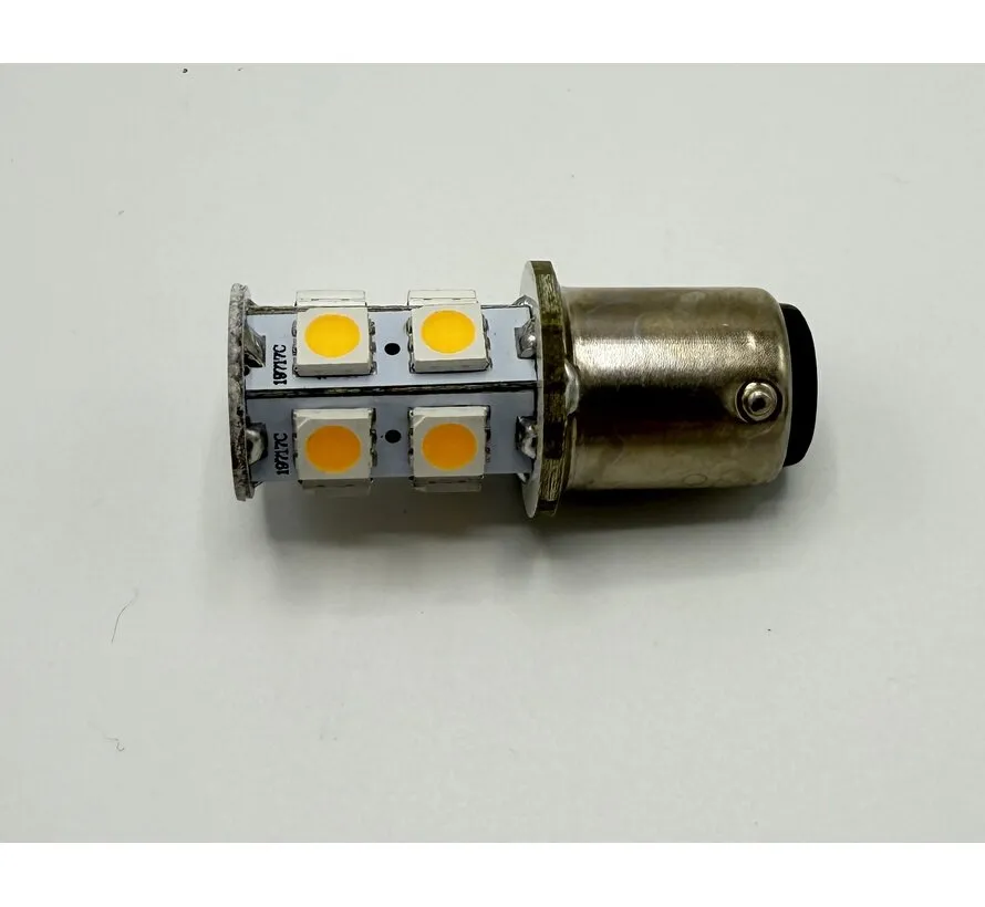 LED BA15D Ersatzlampe 10–30V 2,5W warm white