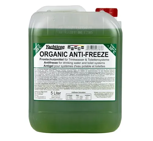 Yachticon Organic Anti-Freeze 5 Liter für Trinkwasser- und Toilettensysteme