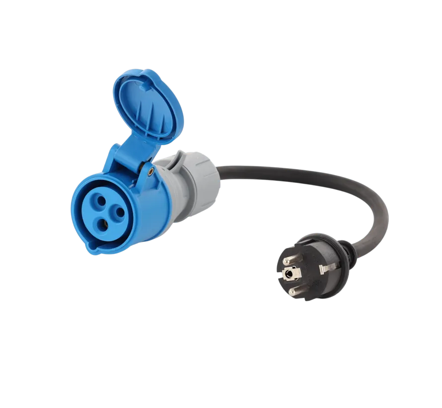 adaptersnoer Schuko naar CEE 3x2,5 mm² 40 cm
