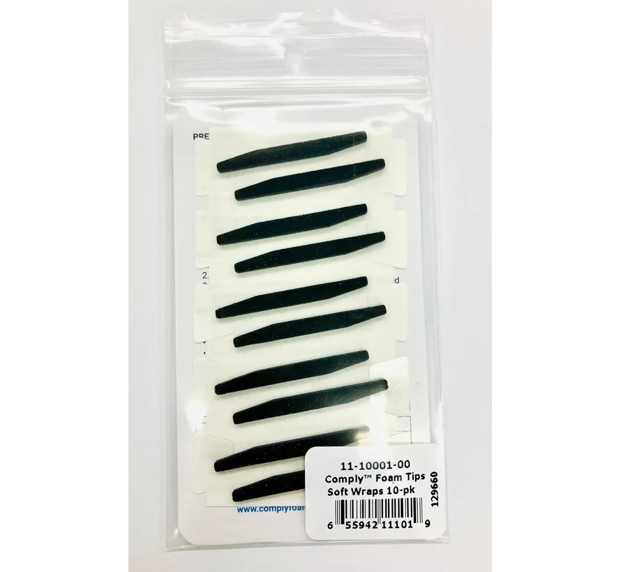 Custom Soft Wraps memory foam strips 5 paar