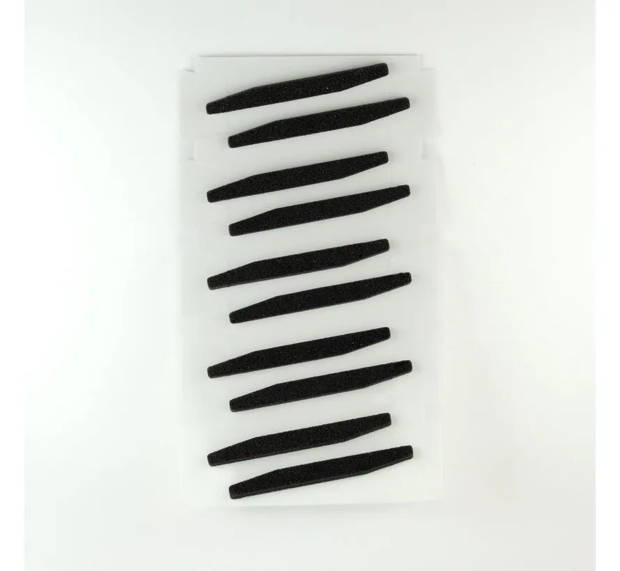 Custom Soft Wraps memory foam strips 5 paar