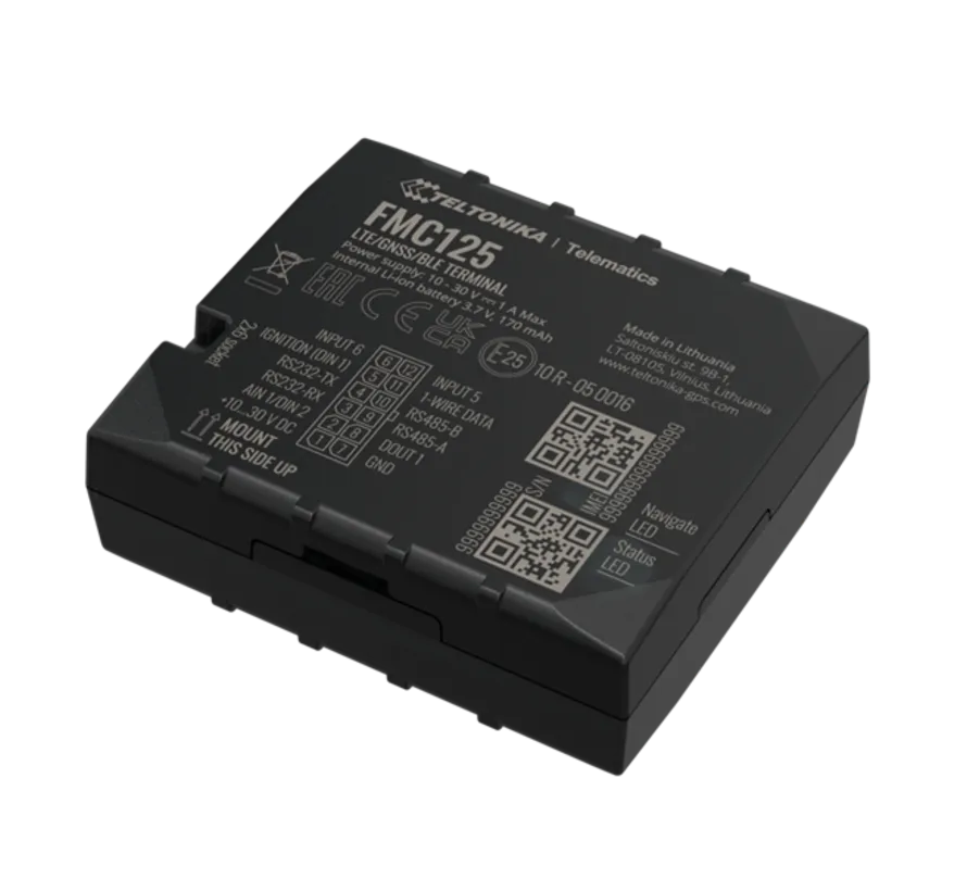 FMC125 GPS tracker with RS232 and RS485