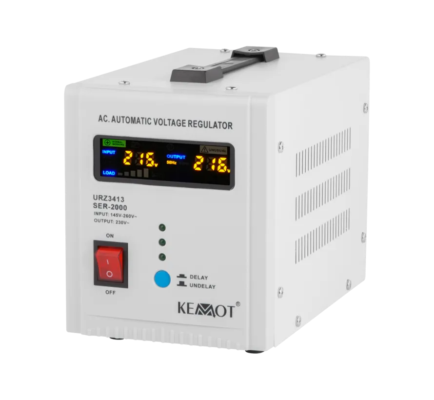 Kemot SER-2000 automatic voltage regulator 2000 VA 230 V