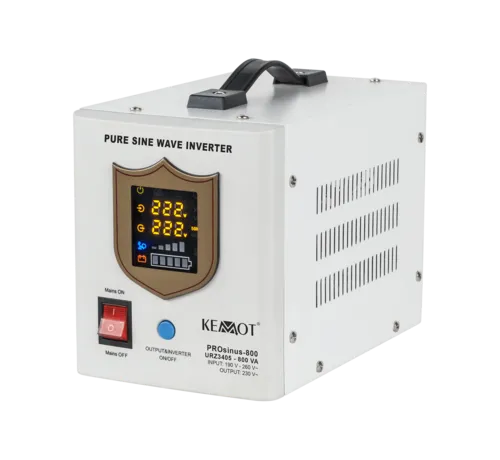 Kemot PROsinus-800 12 V USV mit reiner Sinuswelle 800 VA / 500 W