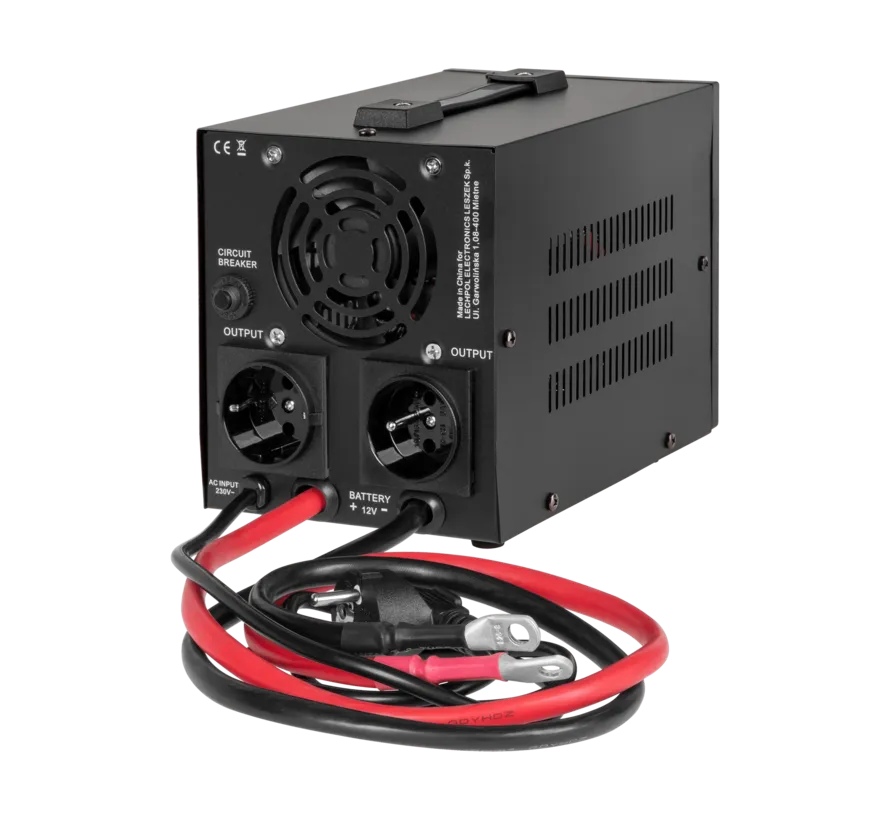 PROsinus-800-LFP4 12 V pure sine wave UPS for LiFePO4 and gel batteries