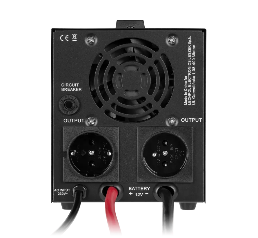 PROsinus-800-LFP4 12 V USV mit reiner Sinuswelle für LiFePO4 und Gel-Batterien