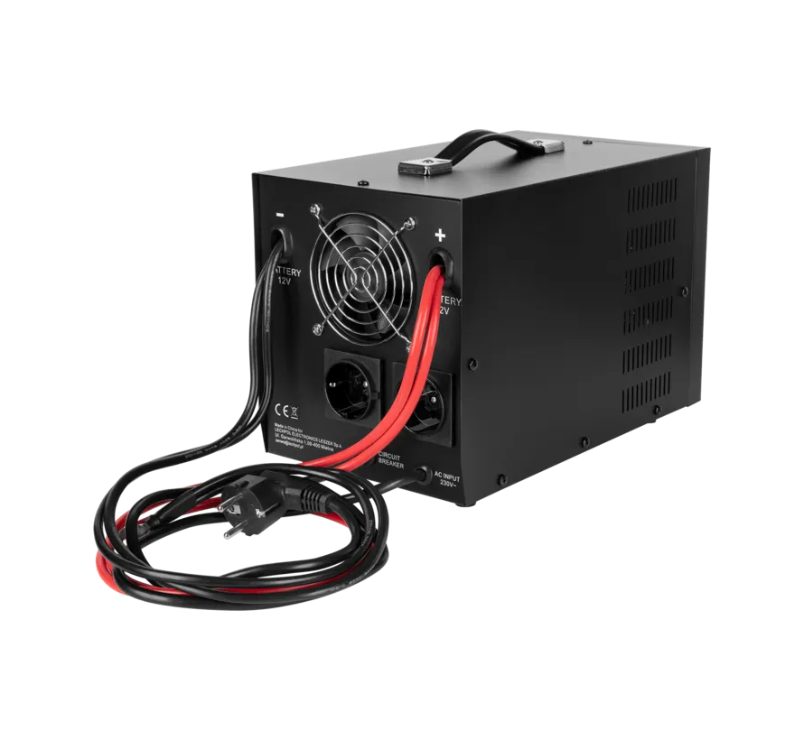 POWER-2000-LFP4 12 V UPS met zuivere sinus en LiFePO4-ondersteuning