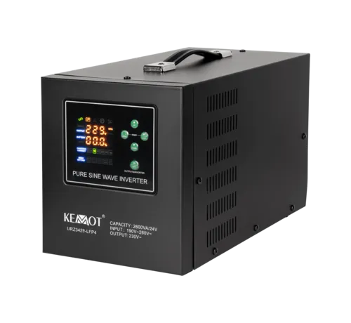 Kemot PROsinus-2600/24-LFP4 24 V pure sine wave UPS 2600 VA / 1800 W