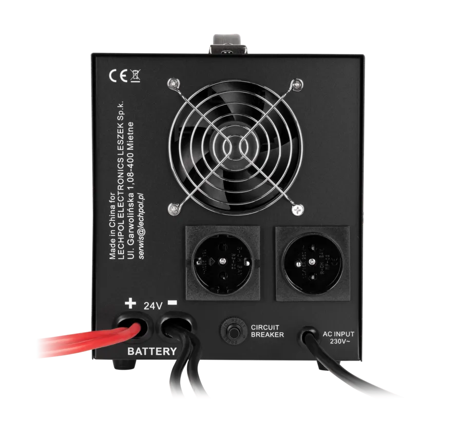 PROsinus-2600/24-LFP4 24 V UPS met zuivere sinus 2600 VA / 1800 W