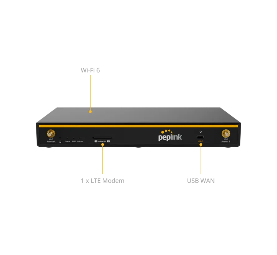 B One Plus LTE Cat 4 dual-WAN WiFi 6 router for EMEA