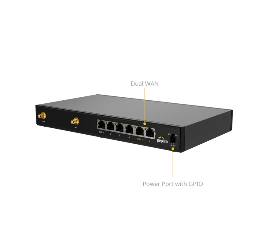 B One Plus LTE Cat 4 dual-WAN WiFi 6 router for EMEA