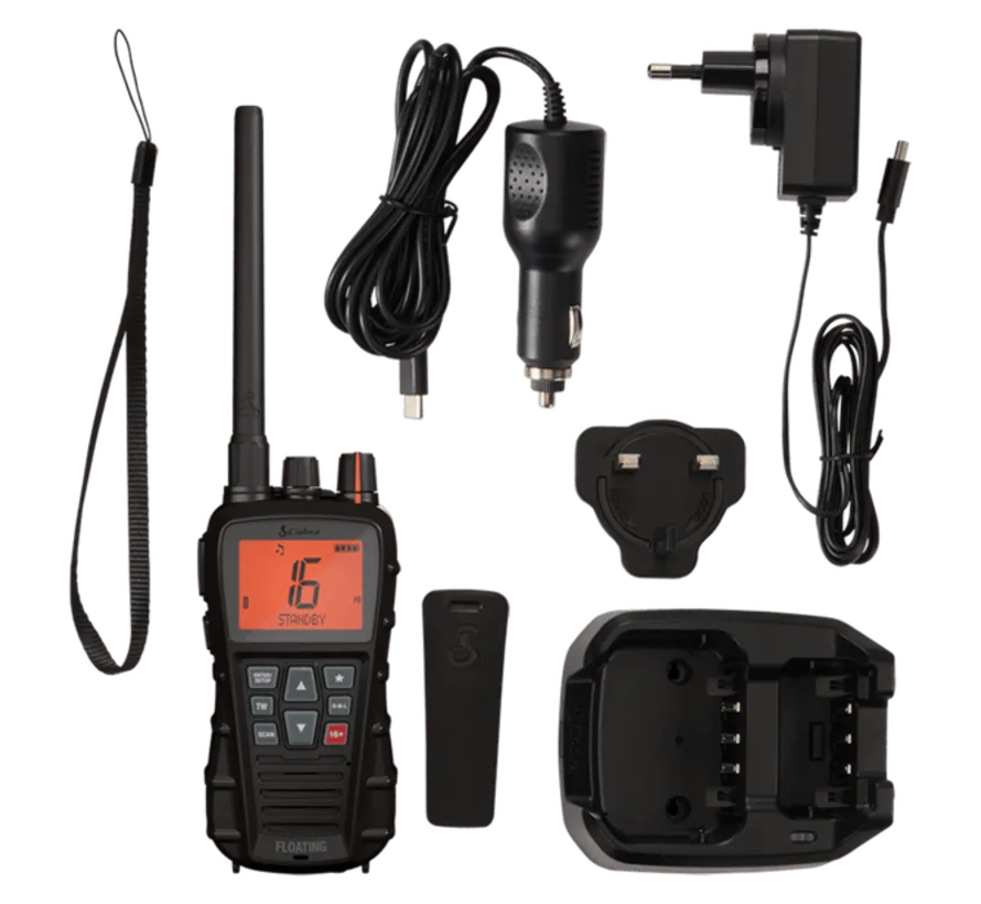 BlueBound 350 drijvende 6 W handheld VHF marifoon