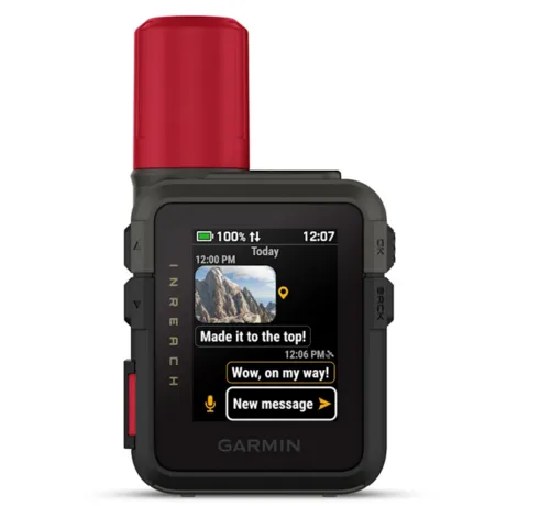 Garmin inReach Mini 3 Plus GPS satellietcommunicator met SOS, foto- en spraakberichten